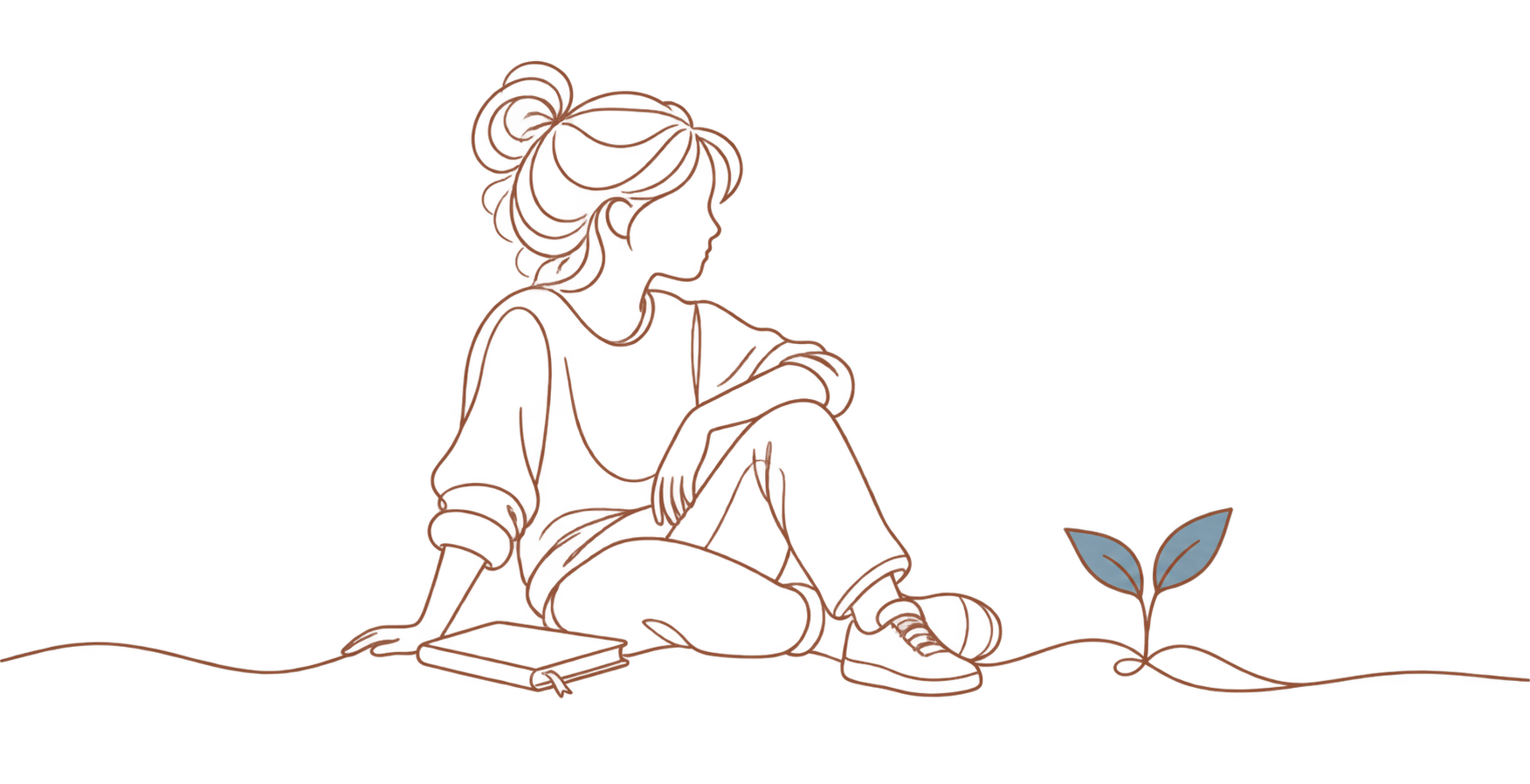 Ilustración sobre acompañamiento psicológico durante la adolescencia